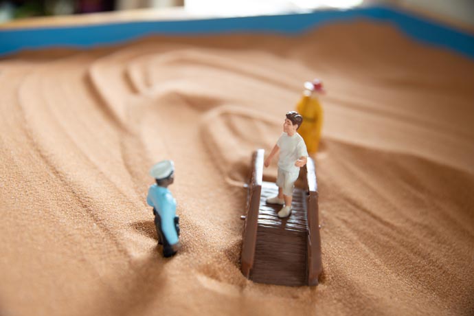 office play therapy sandbox